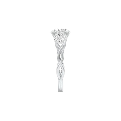 DLR001529 18 KT / White Gold / 22