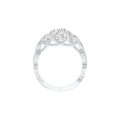 DLR001529 18 KT / White Gold / 22