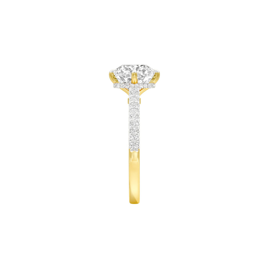 DLR001530 18 KT / Yellow Gold / 22