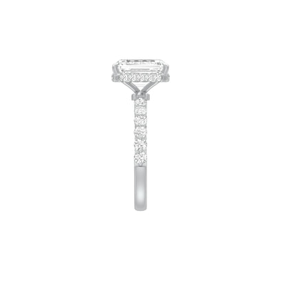 Velvet Glow Diamond Engagement Ring 18 KT / White Gold / 18
