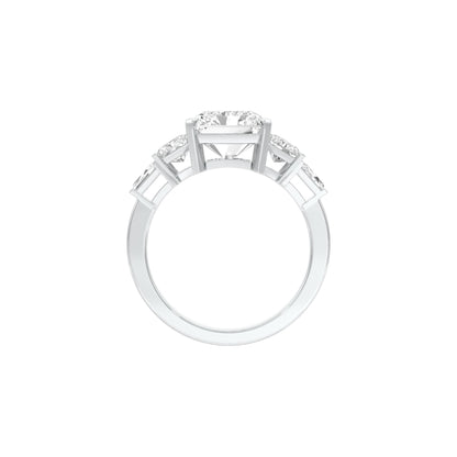 DLR001535 18 KT / White Gold / 22