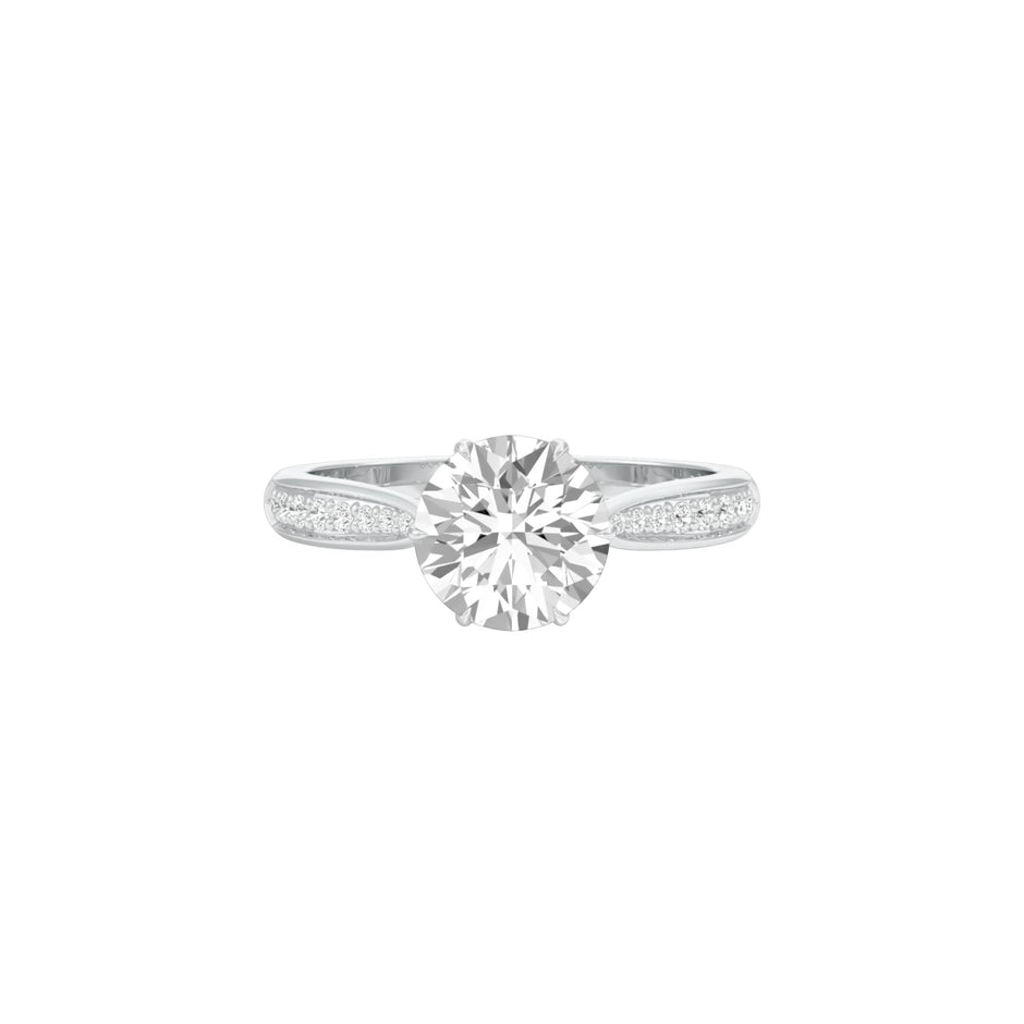 DLR001536 18 KT / White Gold / 22