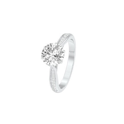 DLR001536 18 KT / White Gold / 22