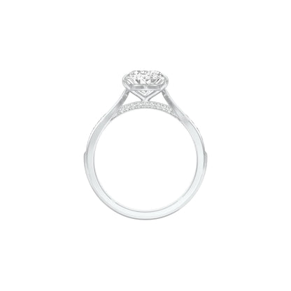 DLR001537 18 KT / White Gold / 22