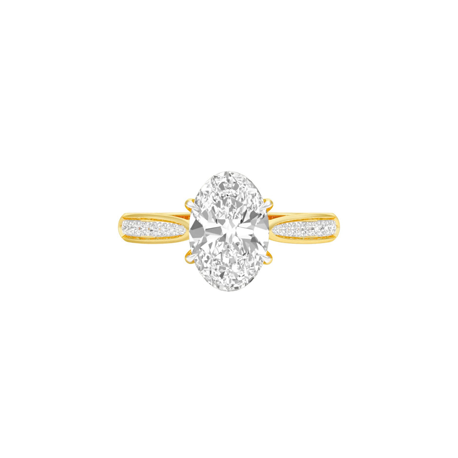 DLR001537 18 KT / Yellow Gold / 22