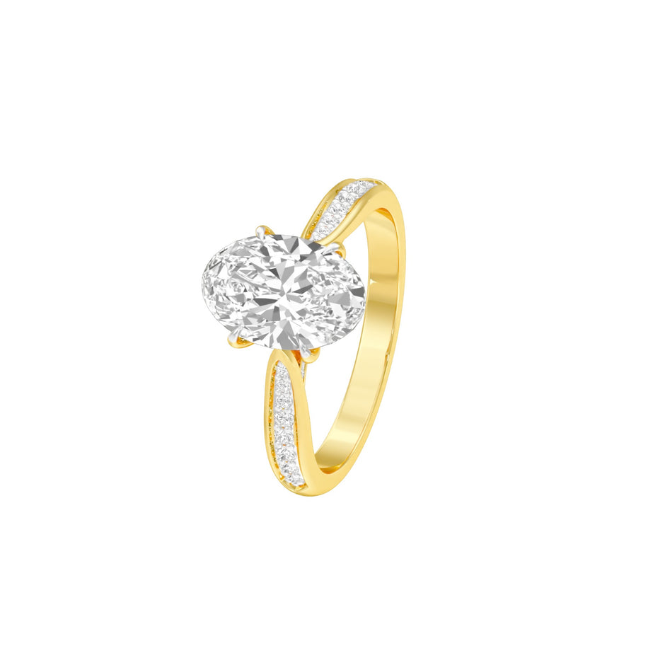 DLR001537 18 KT / Yellow Gold / 22