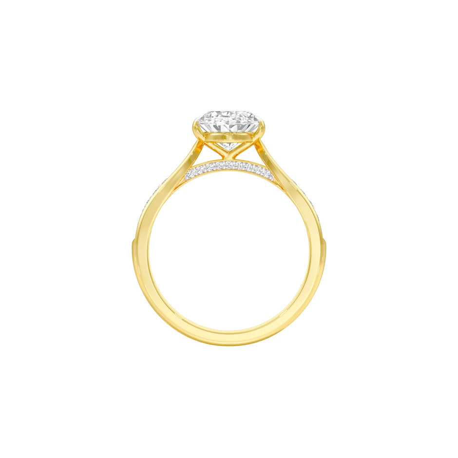 DLR001537 18 KT / Yellow Gold / 22
