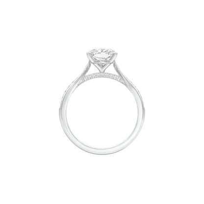 DLR001538 18 KT / White Gold / 22
