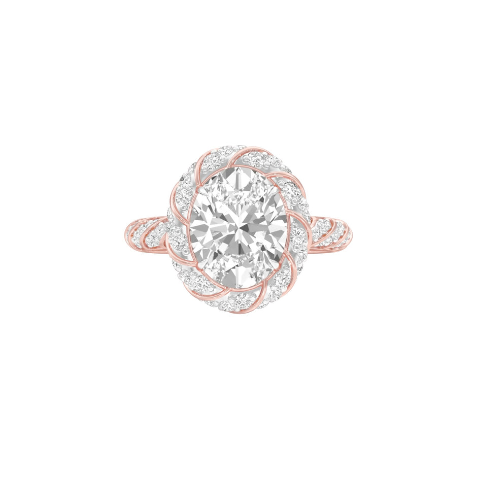 DLR001540 18 KT / Rose Gold / 22