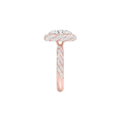 DLR001540 18 KT / Rose Gold / 22