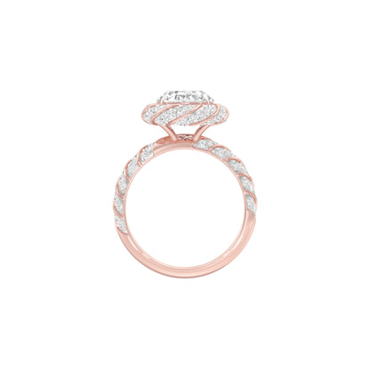 DLR001540 18 KT / Rose Gold / 22