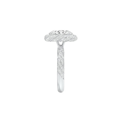 DLR001540 18 KT / White Gold / 22
