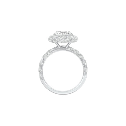DLR001540 18 KT / White Gold / 22
