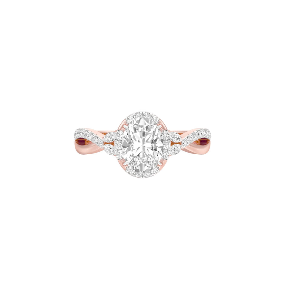 DLR001541 18 KT / Rose Gold / 22