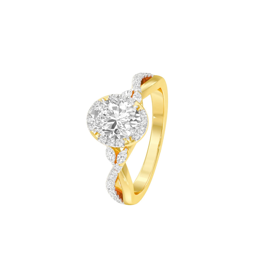 DLR001541 18 KT / Yellow Gold / 22