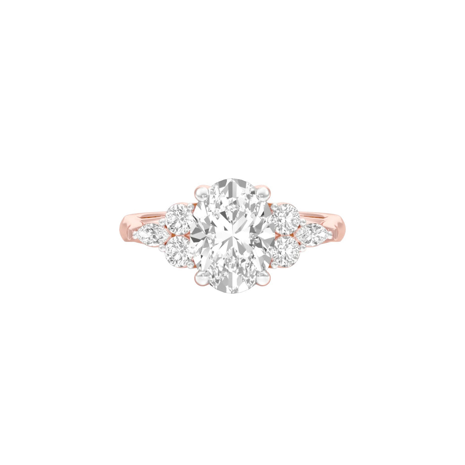 DLR001542 18 KT / Rose Gold / 22
