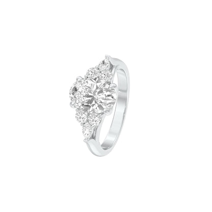 DLR001542 18 KT / White Gold / 22