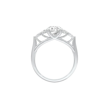 DLR001542 18 KT / White Gold / 22