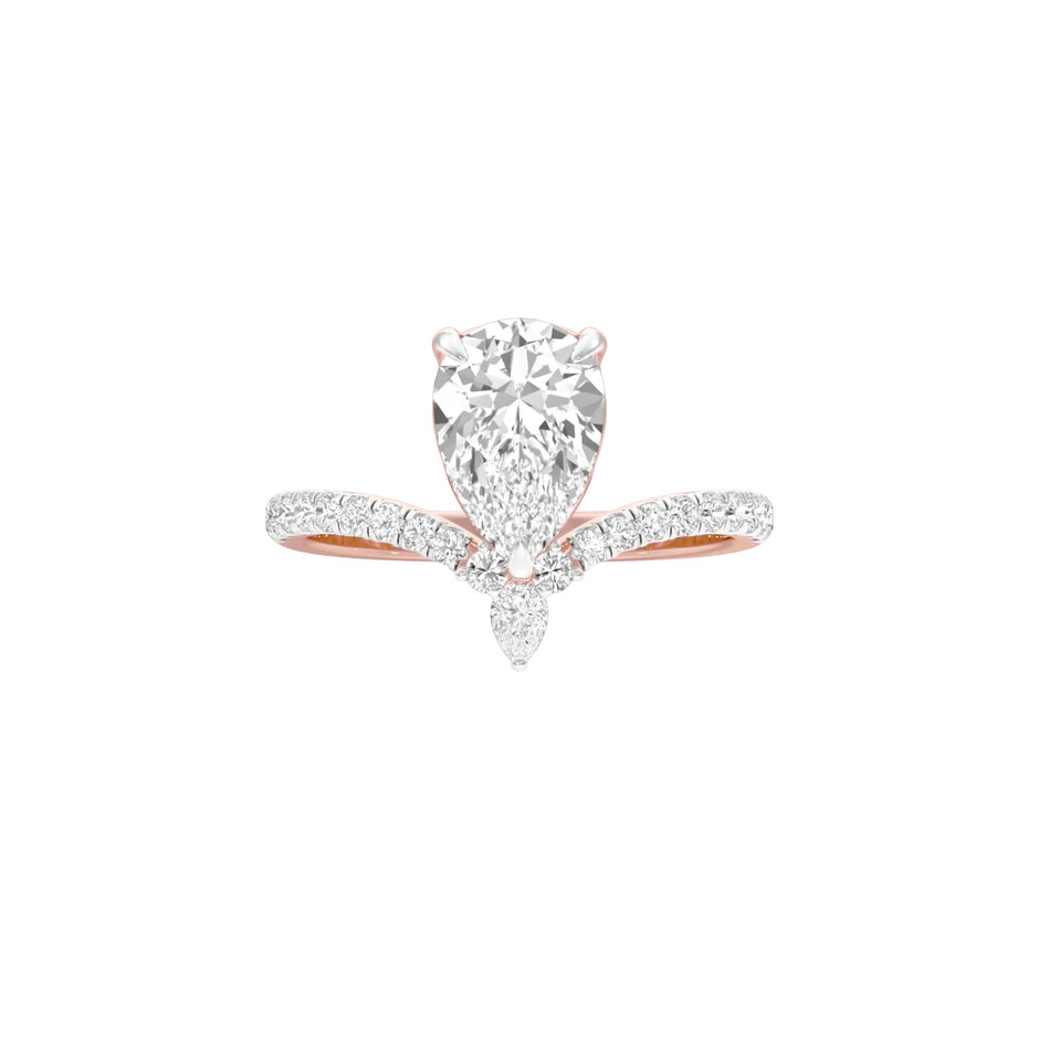 DLR001543 18 KT / Rose Gold / 22