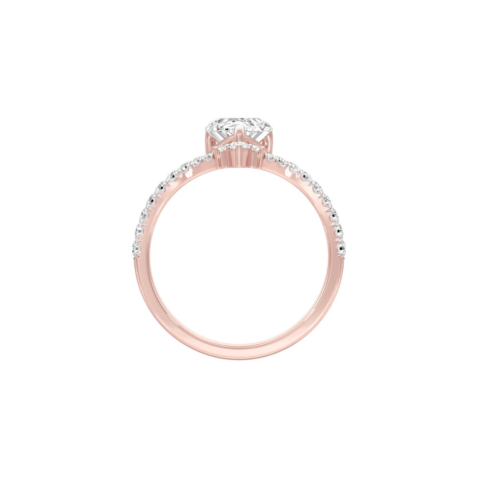 DLR001543 18 KT / Rose Gold / 22