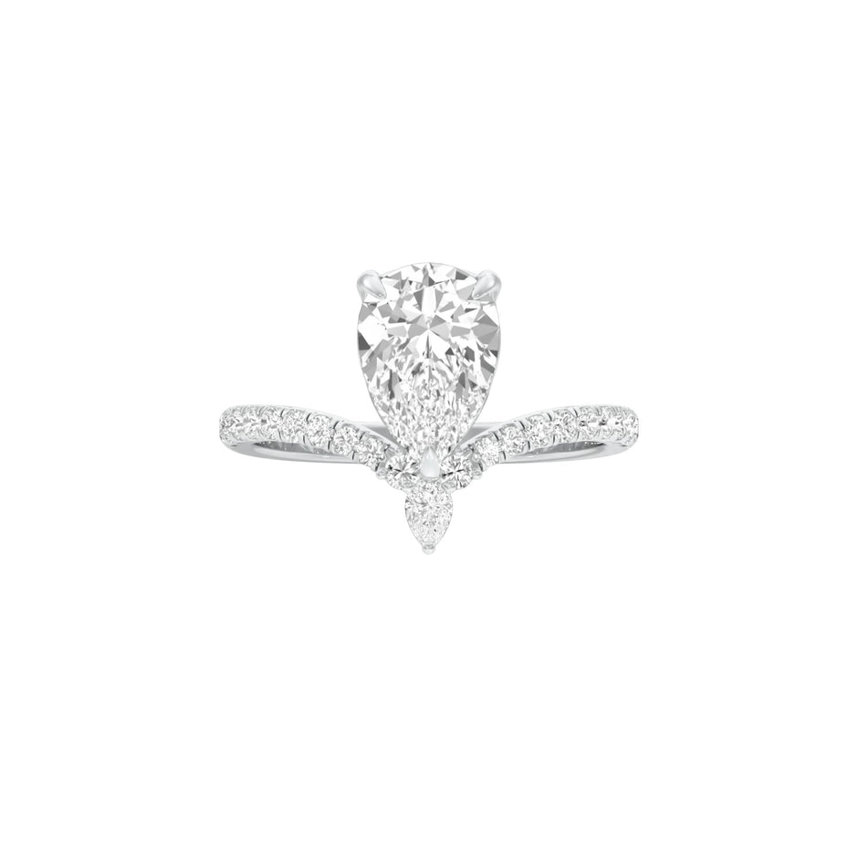 DLR001543 18 KT / White Gold / 22