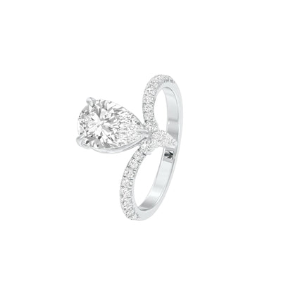 DLR001543 18 KT / White Gold / 22