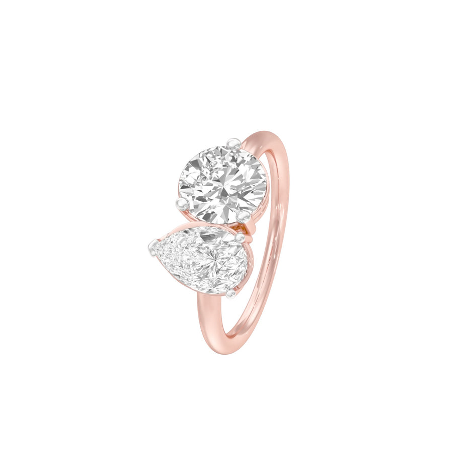 DLR001550 18 KT / Rose Gold / 22