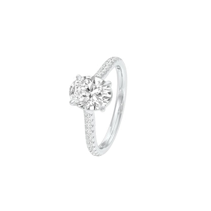 DLR001551 18 KT / White Gold / 22