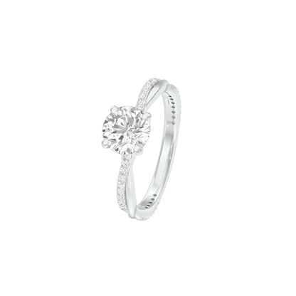 DLR001552 18 KT / White Gold / 22