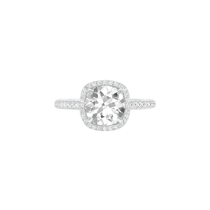 DLR001553 18 KT / White Gold / 22