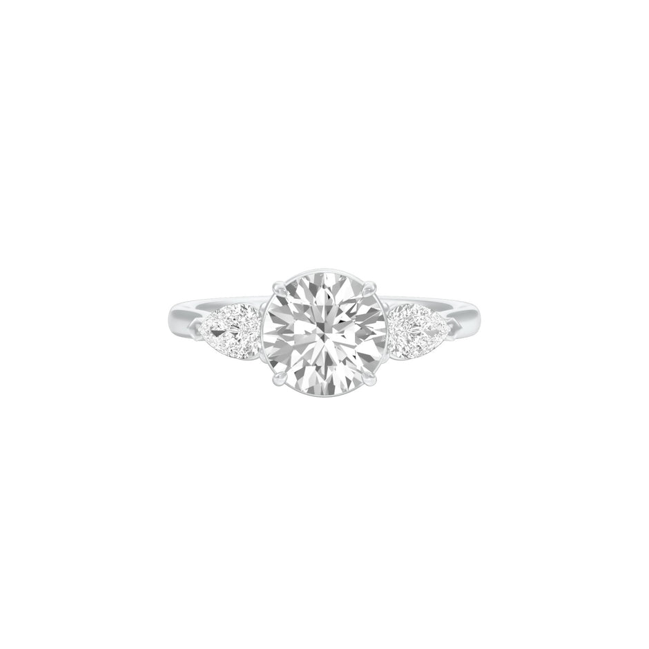 DLR001555 18 KT / White Gold / 22