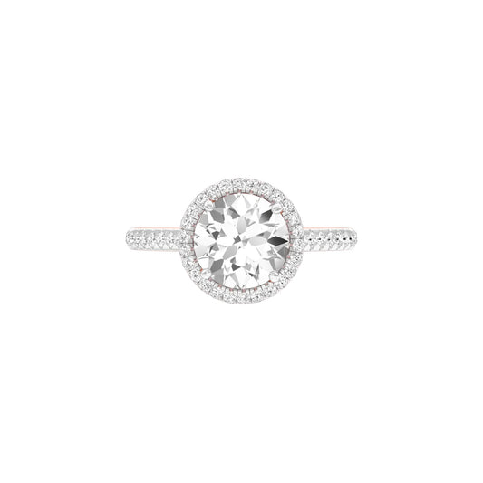 Closer in Heart Diamond Engagement Ring 18 KT / Rose Gold / 22