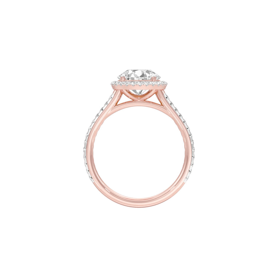 Closer in Heart Diamond Engagement Ring 18 KT / Rose Gold / 22
