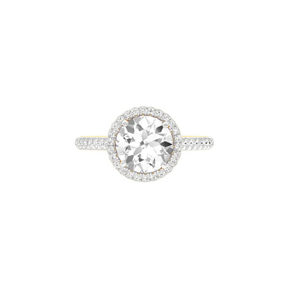 Closer in Heart Diamond Engagement Ring 18 KT / Yellow Gold / 22