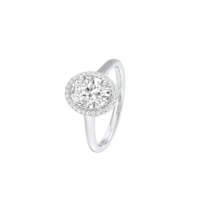 DLR001561 18 KT / White Gold / 22
