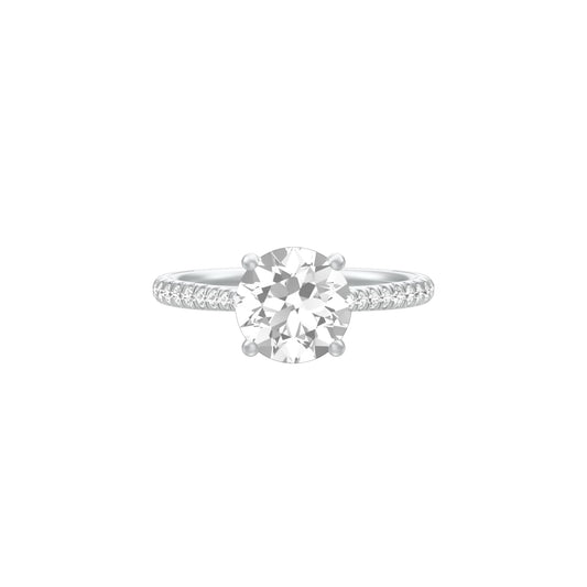 Always Here Diamond Engagement Ring 18 KT / White Gold / 18