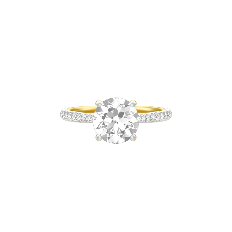 Always Here Diamond Engagement Ring 18 KT / Yellow Gold / 18