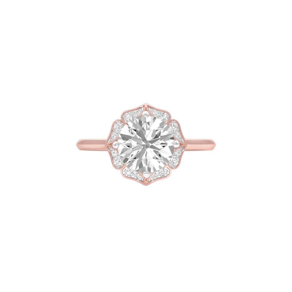 DLR001563 18 KT / Rose Gold / 22