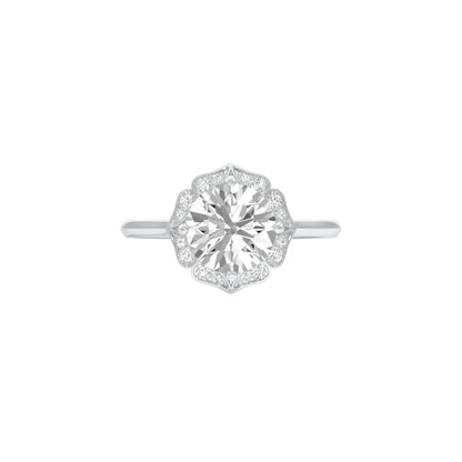 DLR001563 18 KT / White Gold / 22