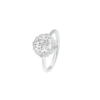DLR001563 18 KT / White Gold / 22