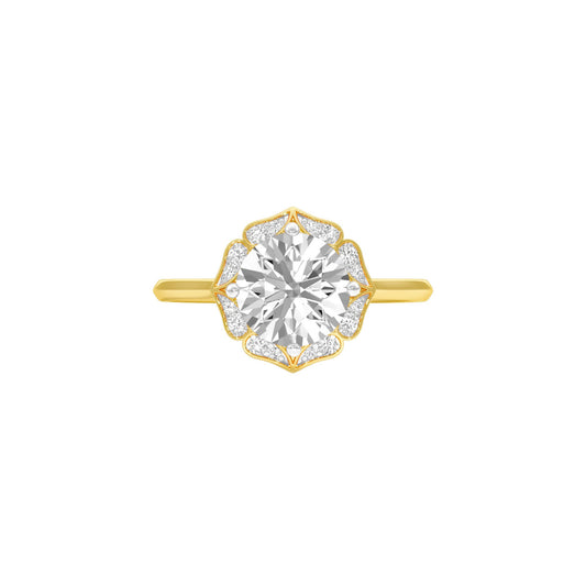 DLR001563 18 KT / Yellow Gold / 22