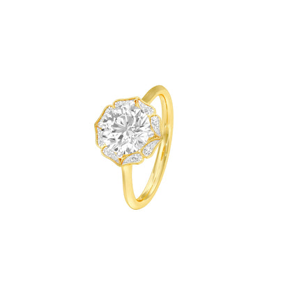 DLR001563 18 KT / Yellow Gold / 22