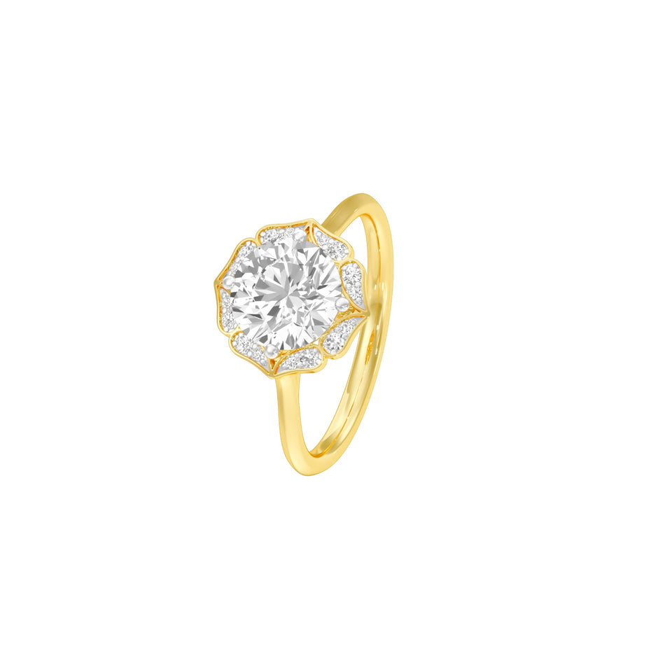 DLR001563 18 KT / Yellow Gold / 22