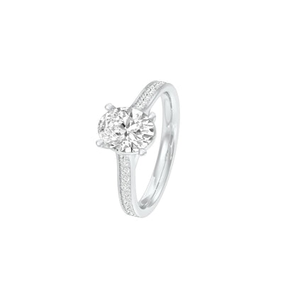 DLR001566 18 KT / White Gold / 22