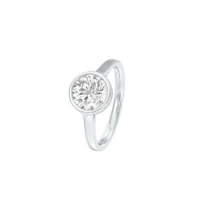 DLR001567 18 KT / White Gold / 22