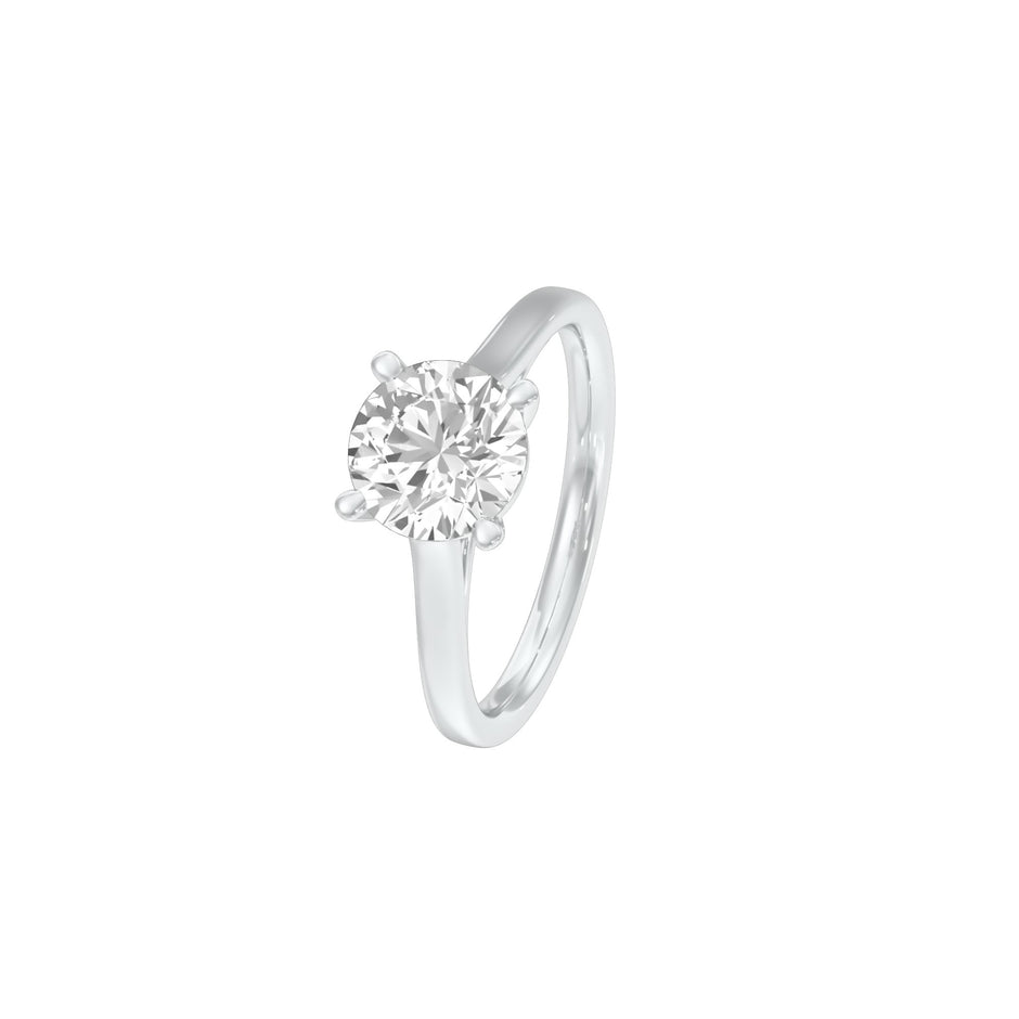 DLR001568 18 KT / White Gold / 22