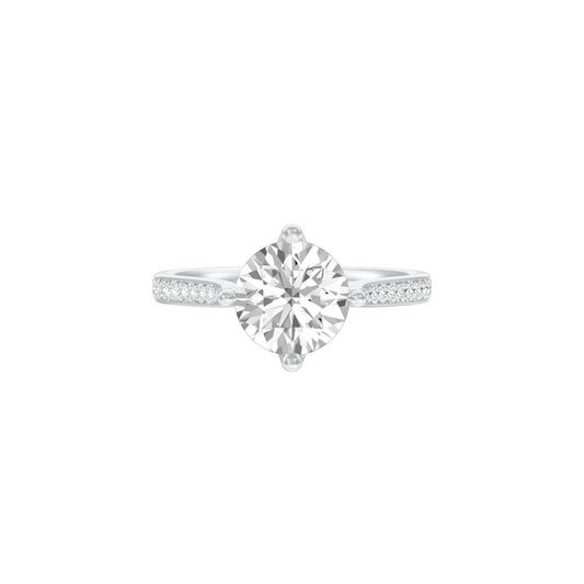 Heartstopper Diamond Engagement Ring 18 KT / White Gold / 22