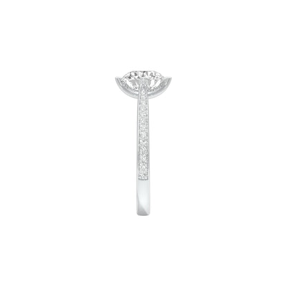 Heartstopper Diamond Engagement Ring 18 KT / White Gold / 22