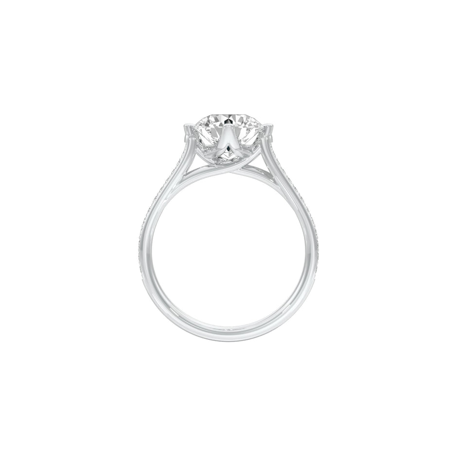 Heartstopper Diamond Engagement Ring 18 KT / White Gold / 22