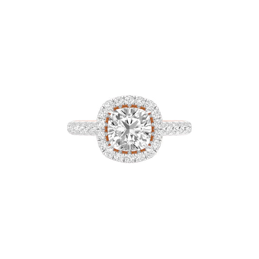 Foever Now Dazzles Diamond Engagement Ring 18 KT / Rose Gold / 22